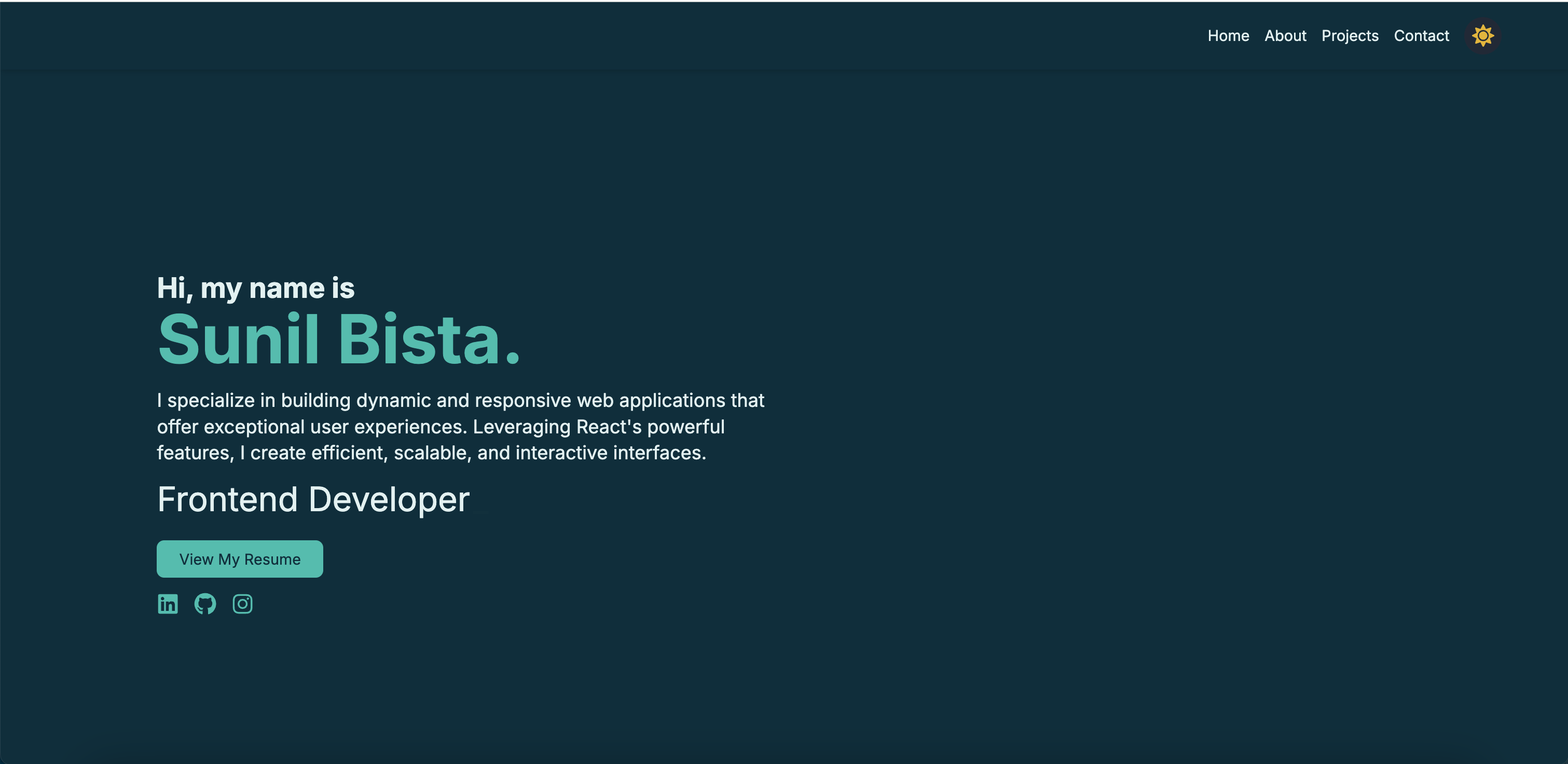 Personal Portfolio